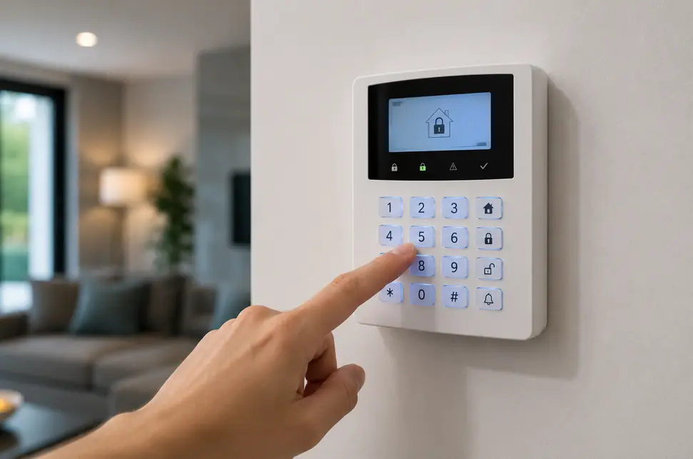 Modes of home alarm arming in Barcelona - Full and partial mode
